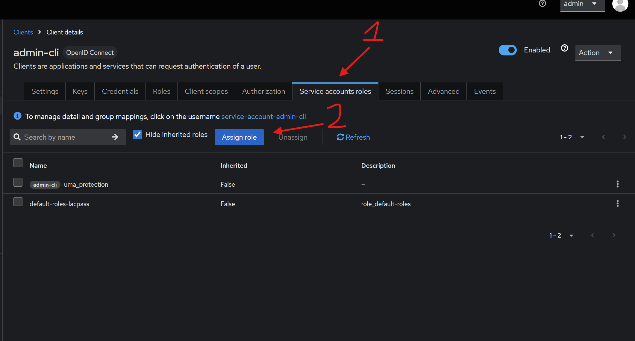 Service Account Roles